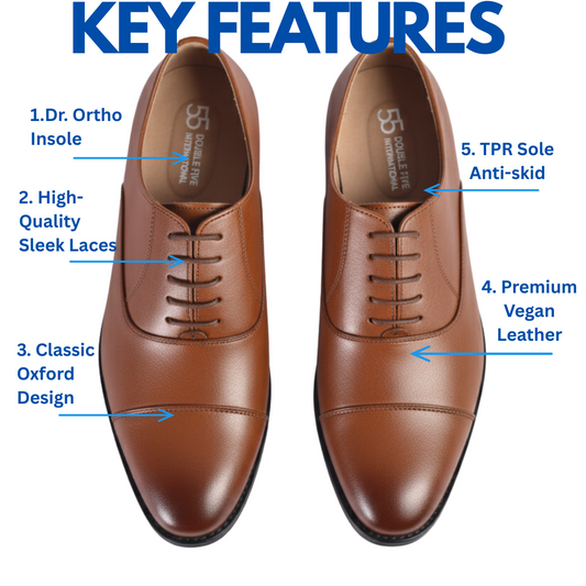 Brown Oxford Formal Shoes