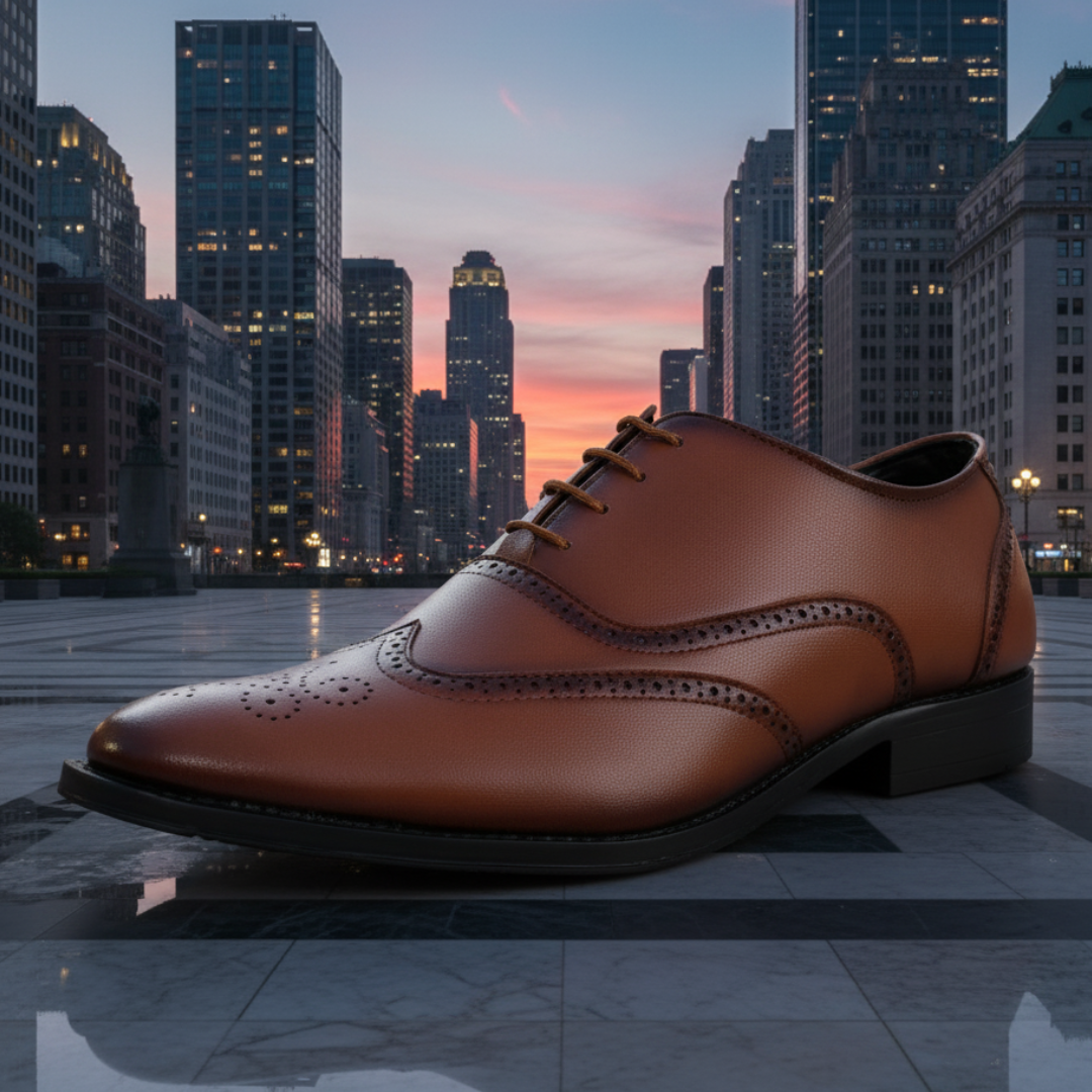 Brown Brogue Formal Shoes