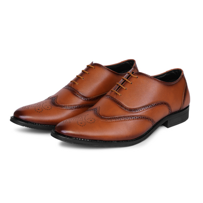 Brown Brogue Formal Shoes
