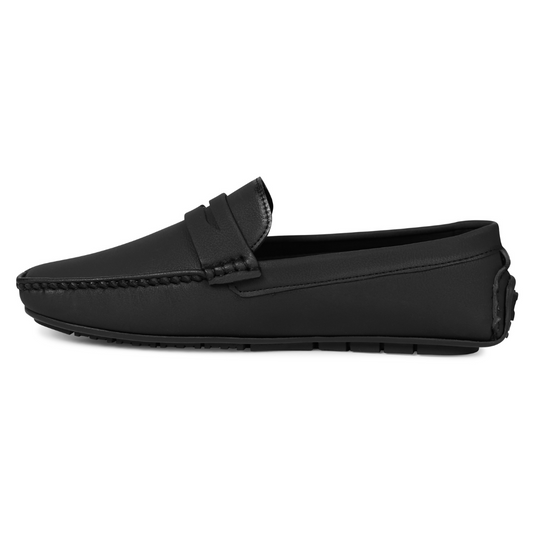 Black Standard Fit Loafers