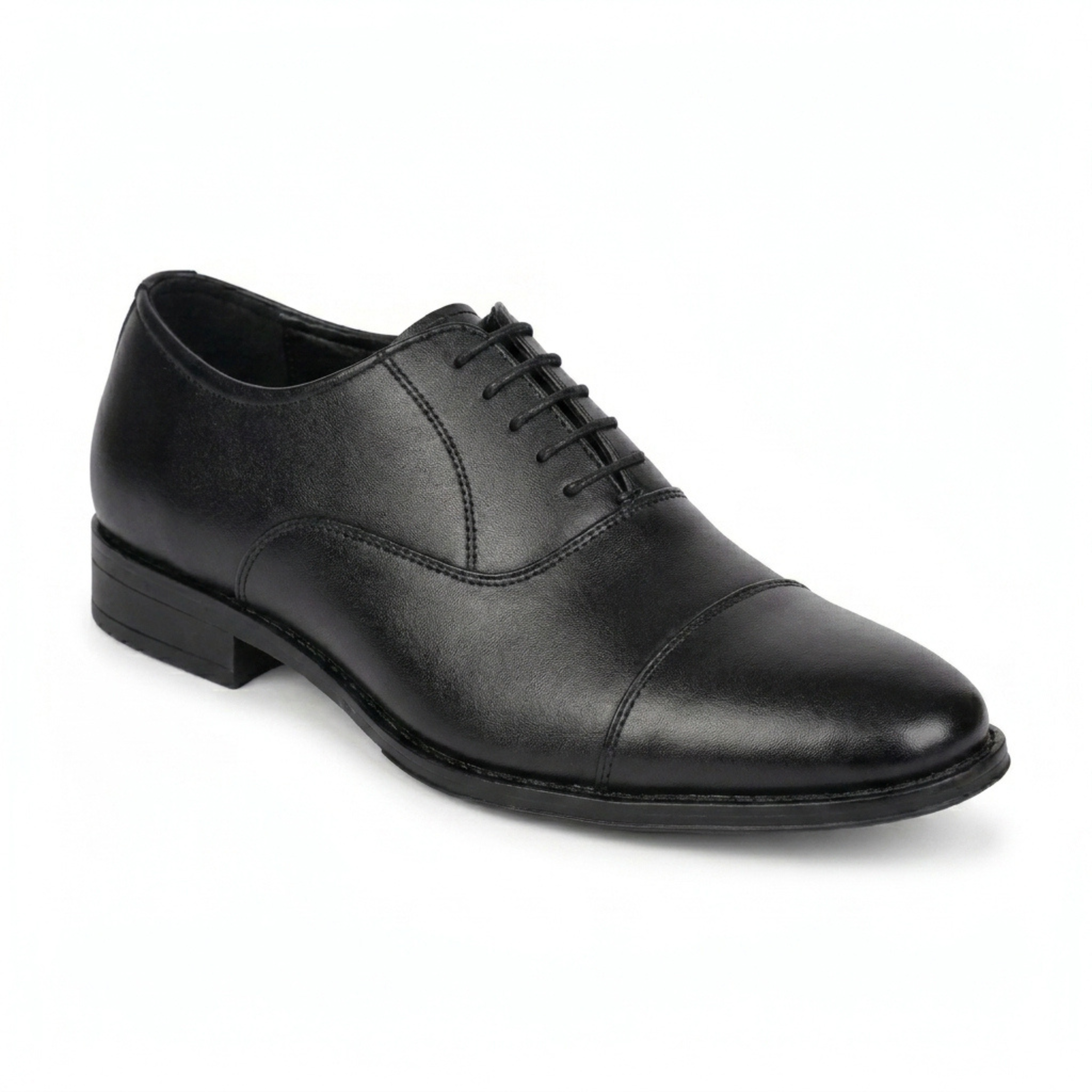 The Raisina  Black Oxford Formal Shoes