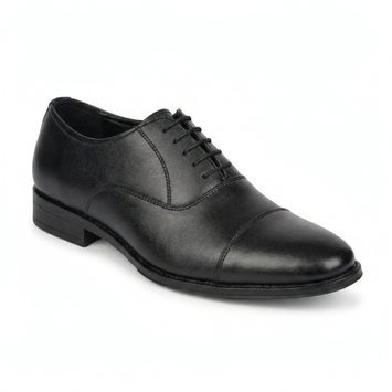 The Raisina  Black Oxford Formal Shoes