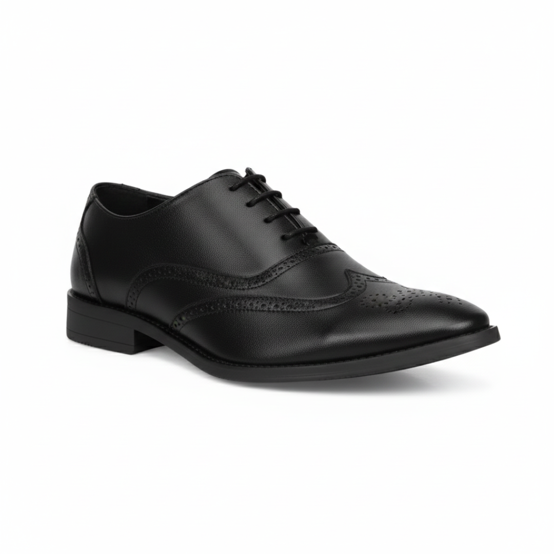 Black Brogue Formal Shoe