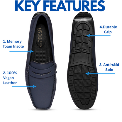 Brown Standard Fit Loafers