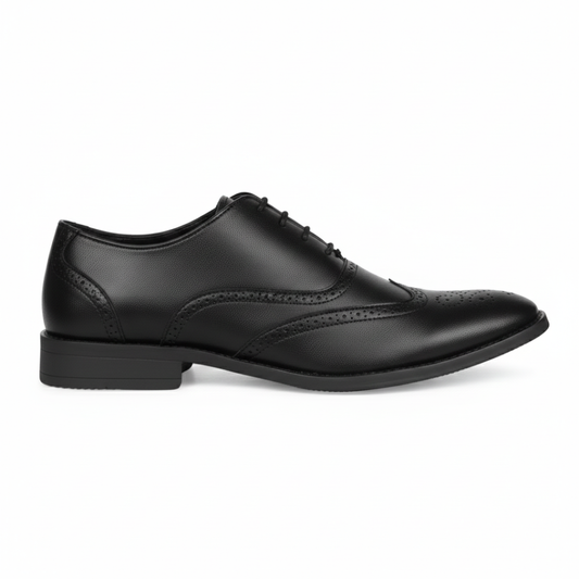 Black Brogue Formal Shoe