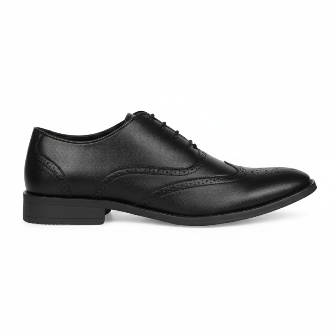 Black Brogue Formal Shoe