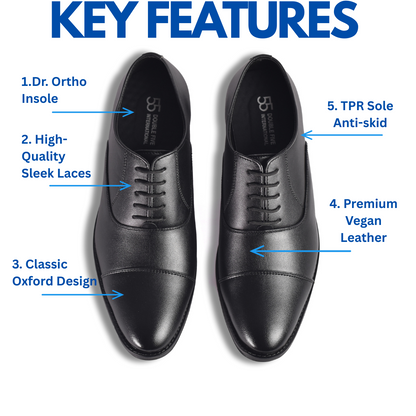 Black Oxford Formal Shoes