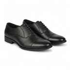 The Raisina  Black Oxford Formal Shoes