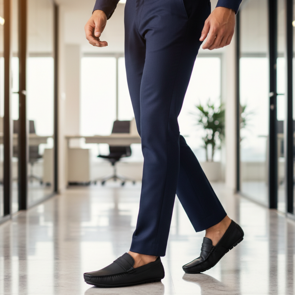 Soho Black Penny Loafers