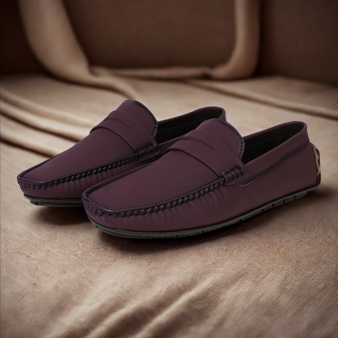 Soho Wine Penny Loafers