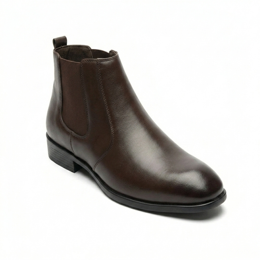 The Kala Ghoda Tan Square Chelsea Boots