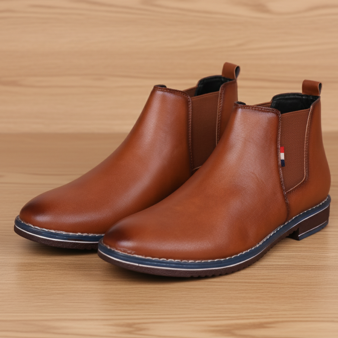 Brown Standard Fit Chelsea Boots