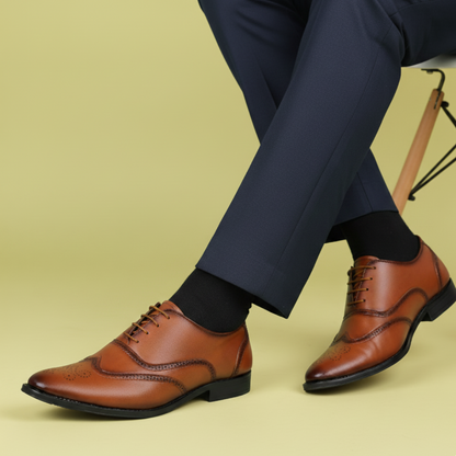 Brown Brogue Formal Shoes