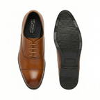 The Lodhi Tan Oxford Formal Shoes