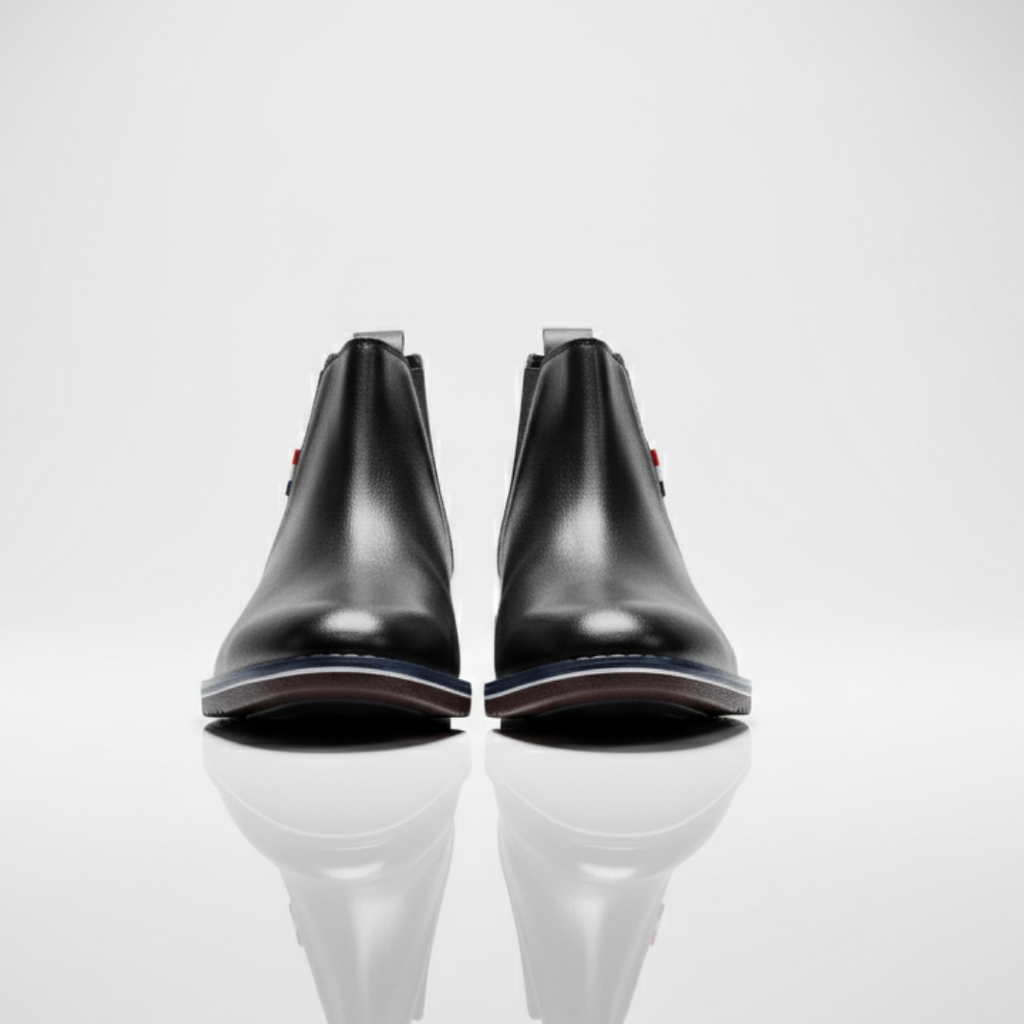 The Bandra Black Vegan Chelsea Boots