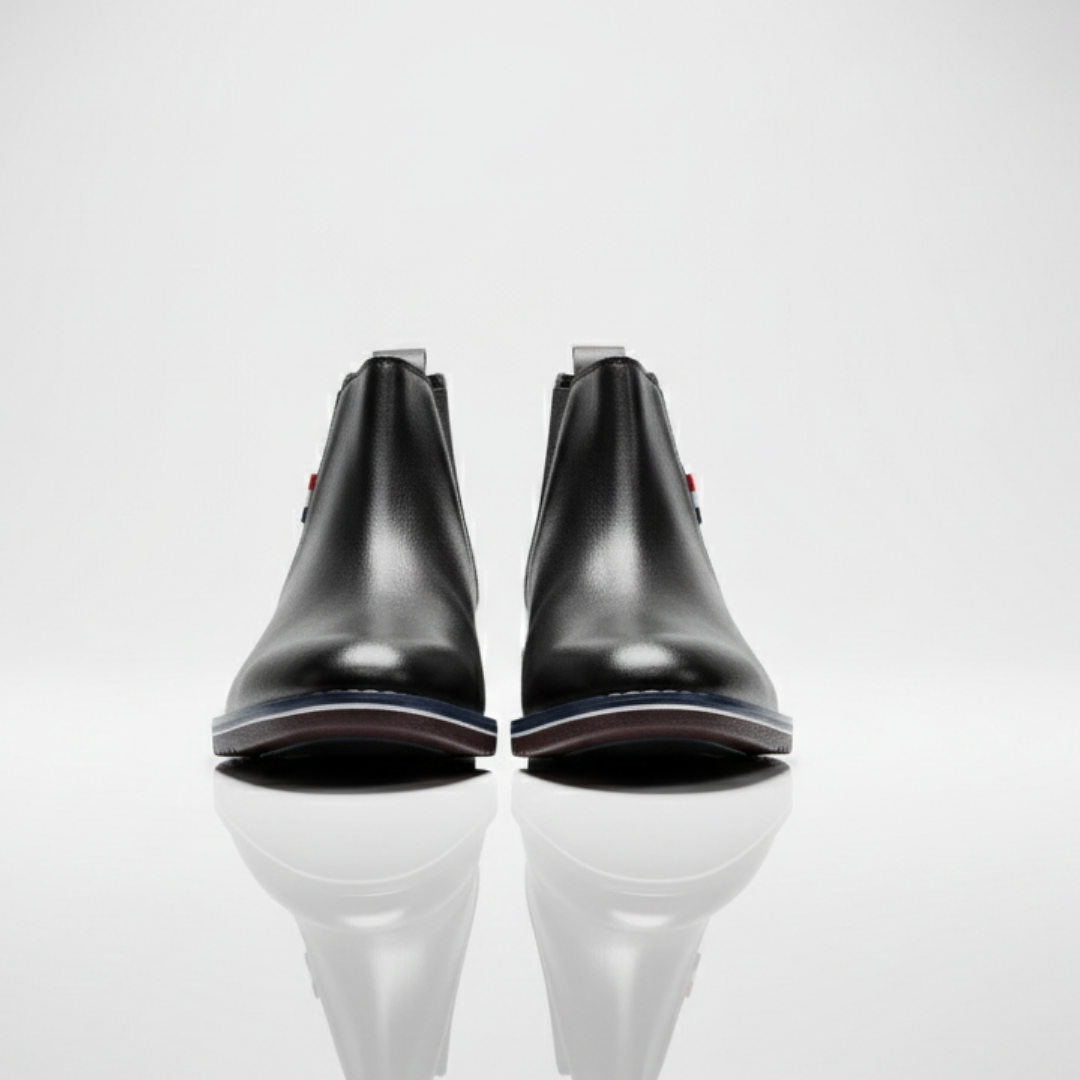 The Bandra Black Vegan Chelsea Boots