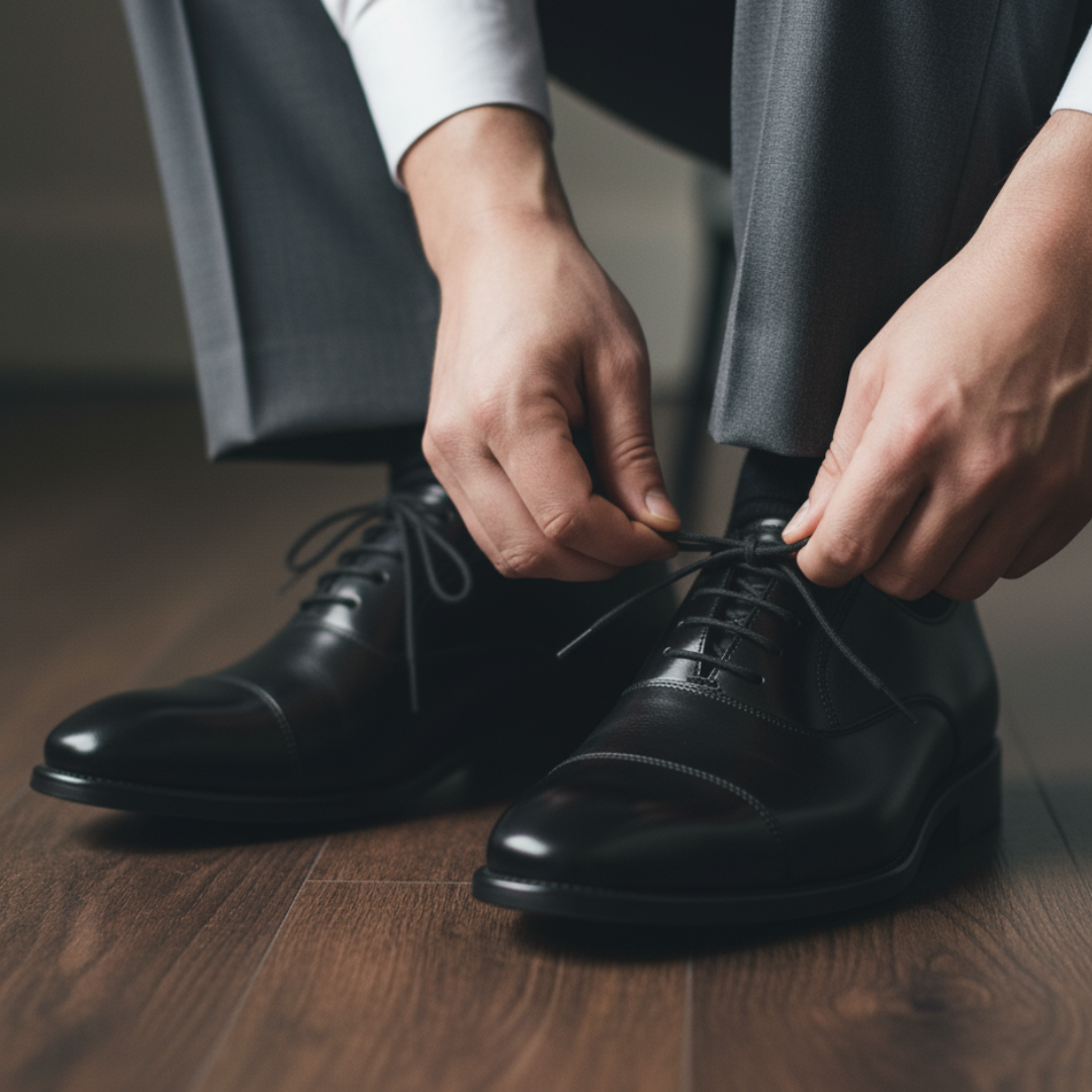Black Oxford Formal Shoes