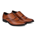 The Horseman Cognac Brogue Formal Shoes