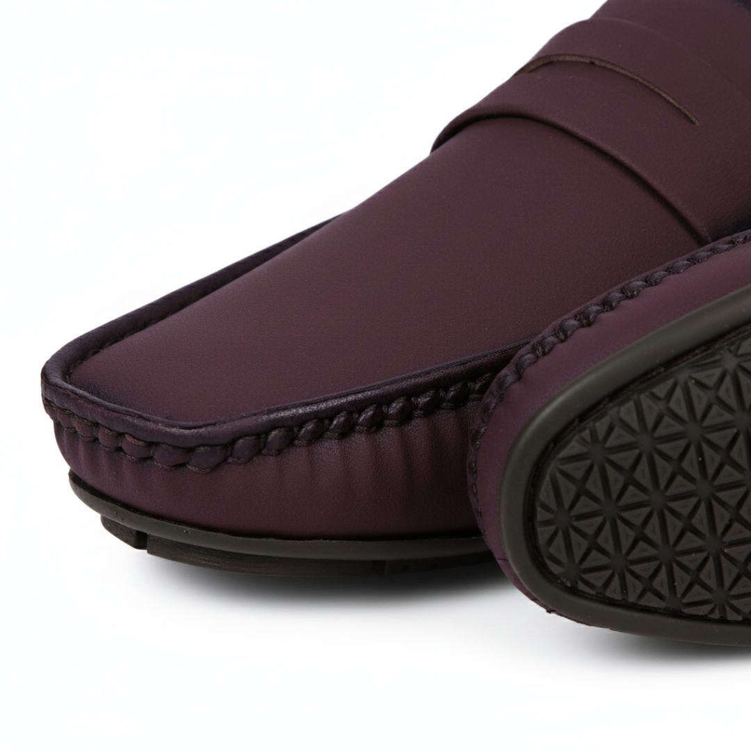 Soho Wine Penny Loafers