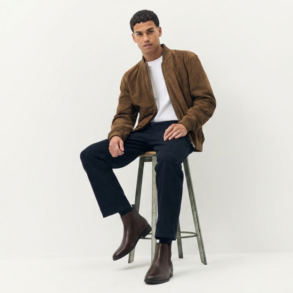 The Kala Ghoda Tan Square Chelsea Boots