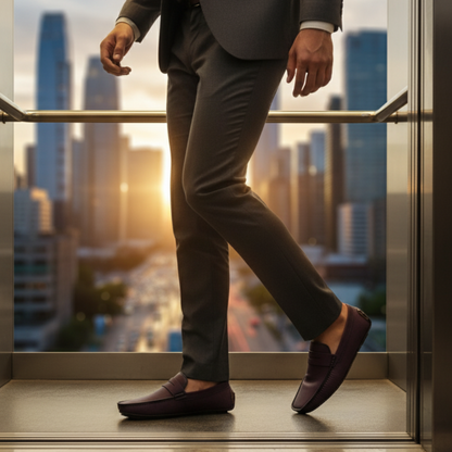 Brown Standard Fit Loafers