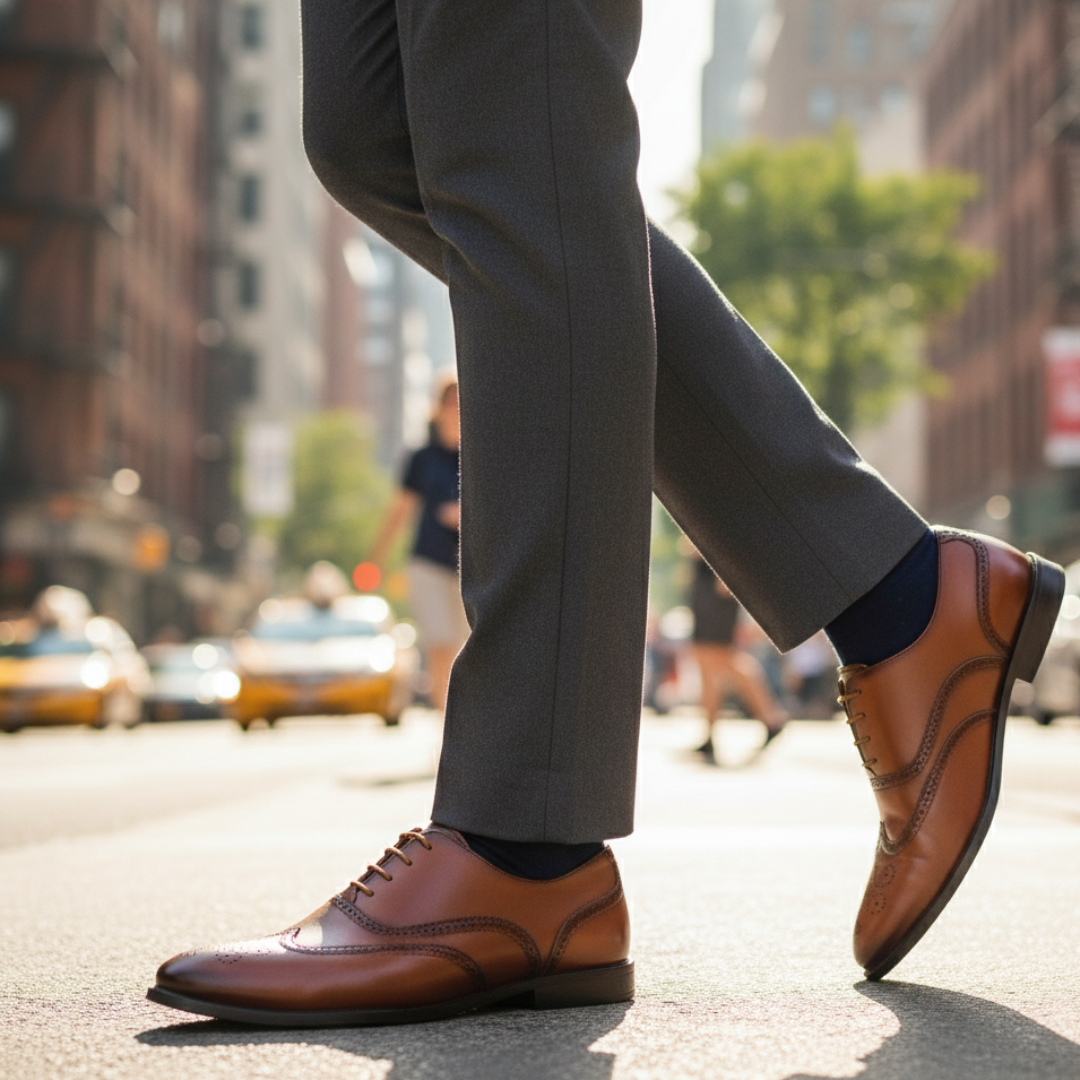 Brown Brogue Formal Shoes
