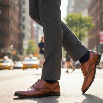 Brown Brogue Formal Shoes