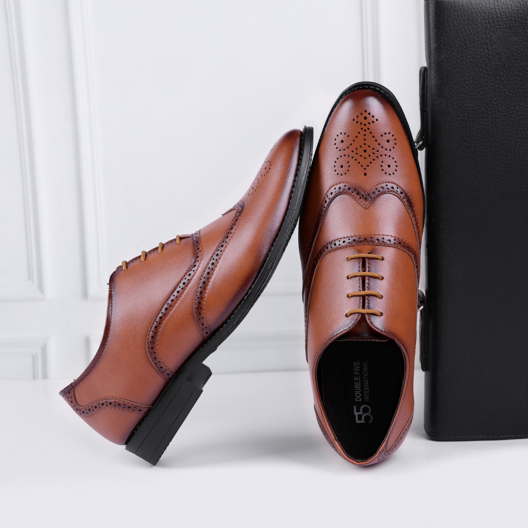 Brown Brogue Formal Shoes