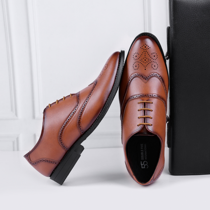 Brown Brogue Formal Shoes
