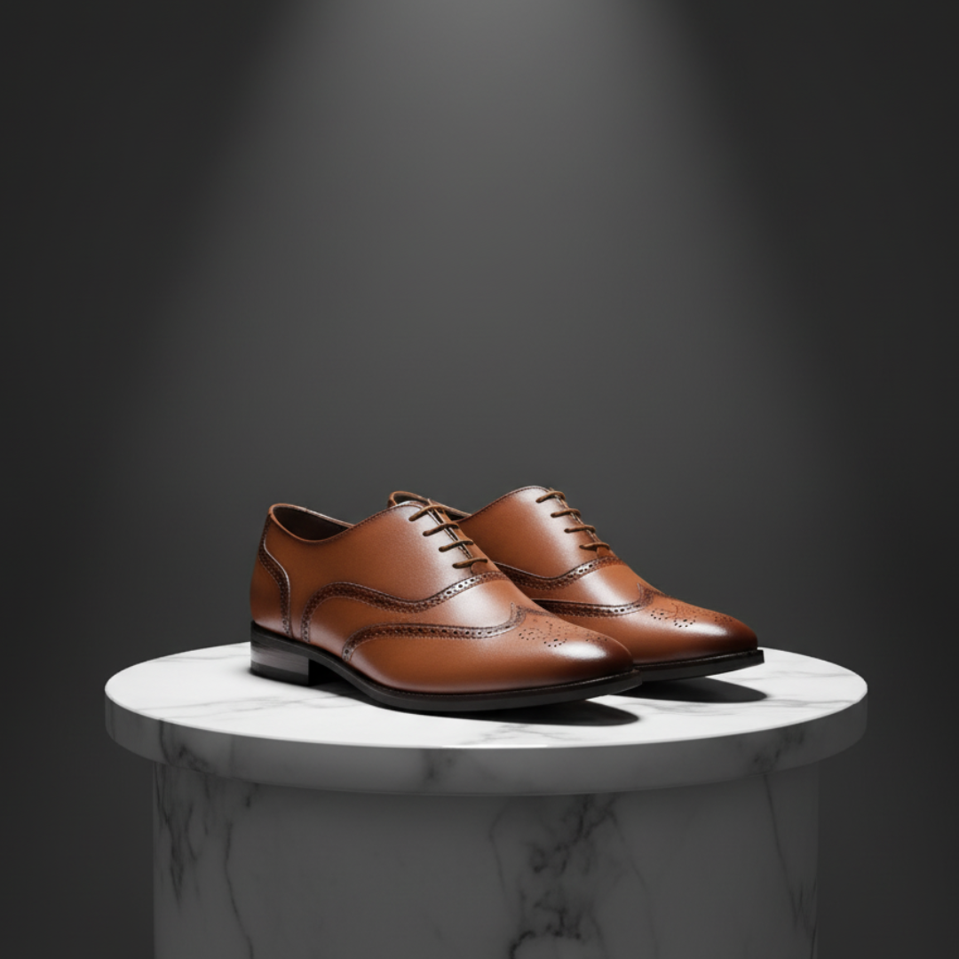 Brown Brogue Formal Shoes