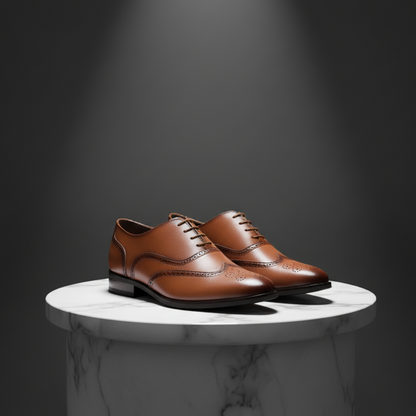 Brown Brogue Formal Shoes