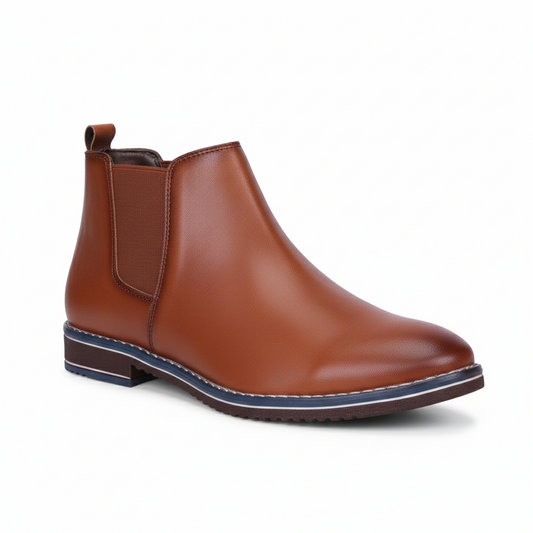 Brown Standard Fit Chelsea Boots