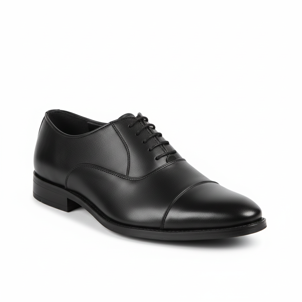Black Orthopaedic Oxford Shoes - Walk Pain-Free All Day