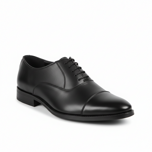 Black Orthopaedic Oxford Shoes - Walk Pain-Free All Day