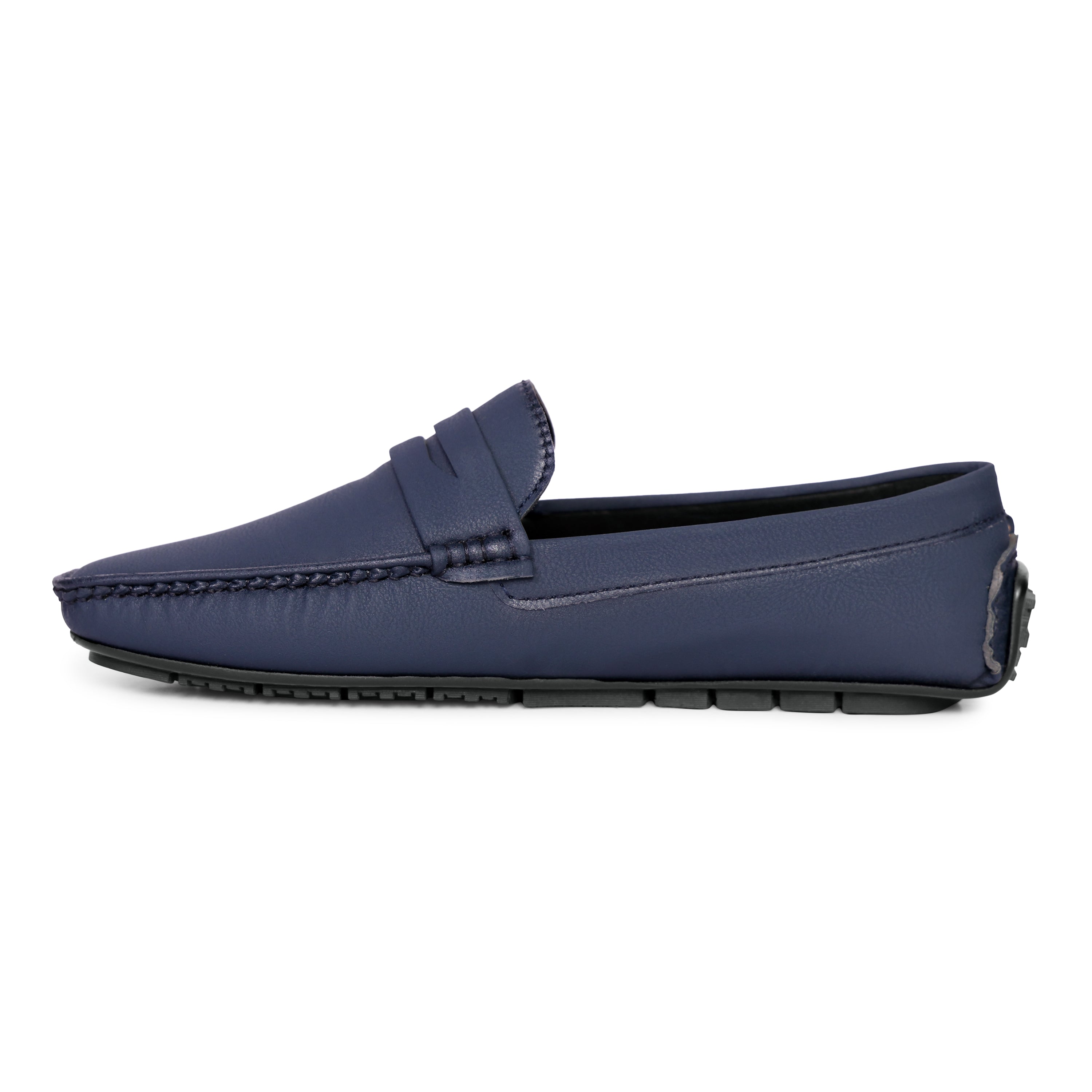 Soho Navy Blue Penny Loafers