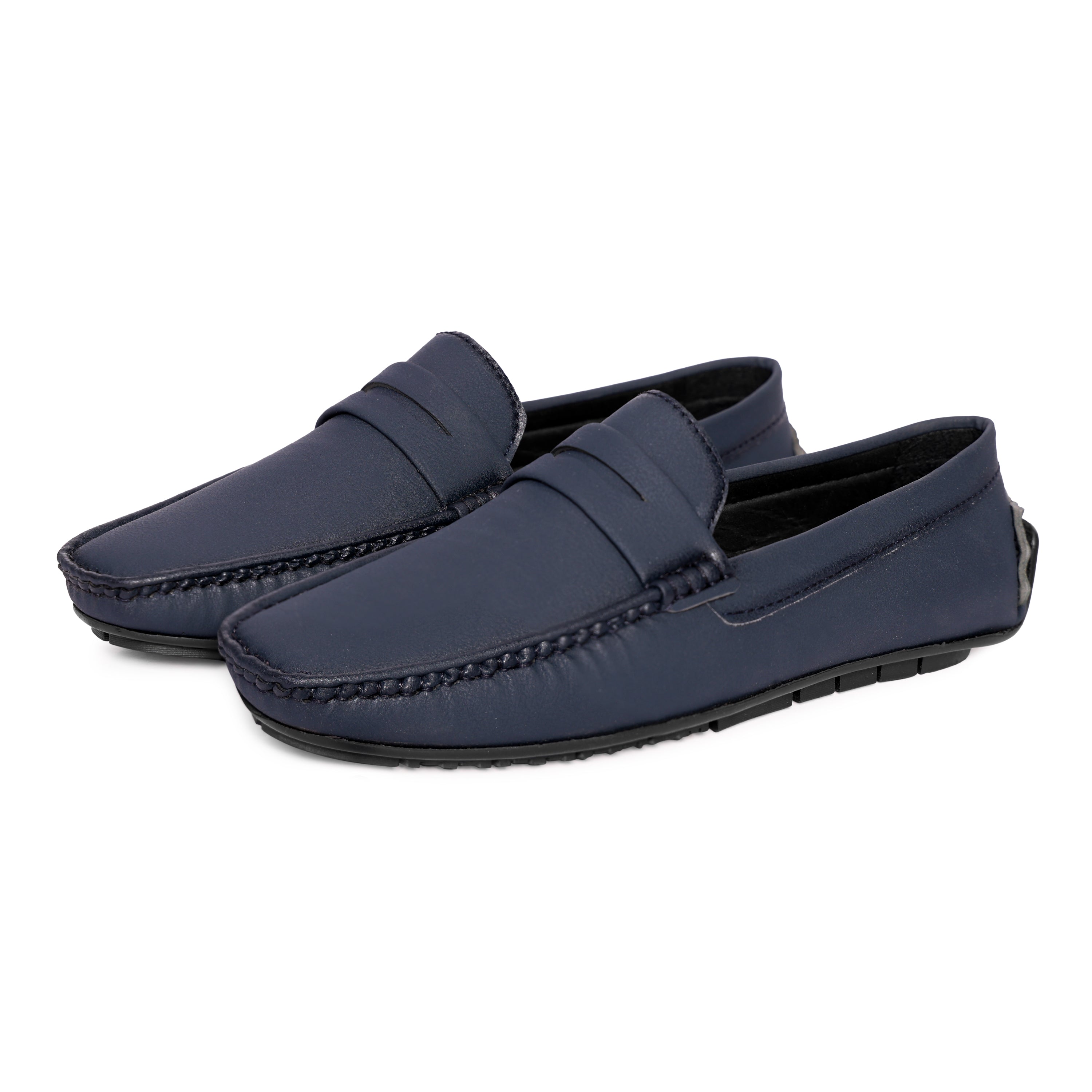 Soho Navy Blue Penny Loafers